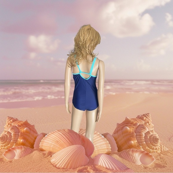 New ZeroXposur Double Strap Swimsuit with Skirt in Regular size 16.5 - Picture 6 of 16